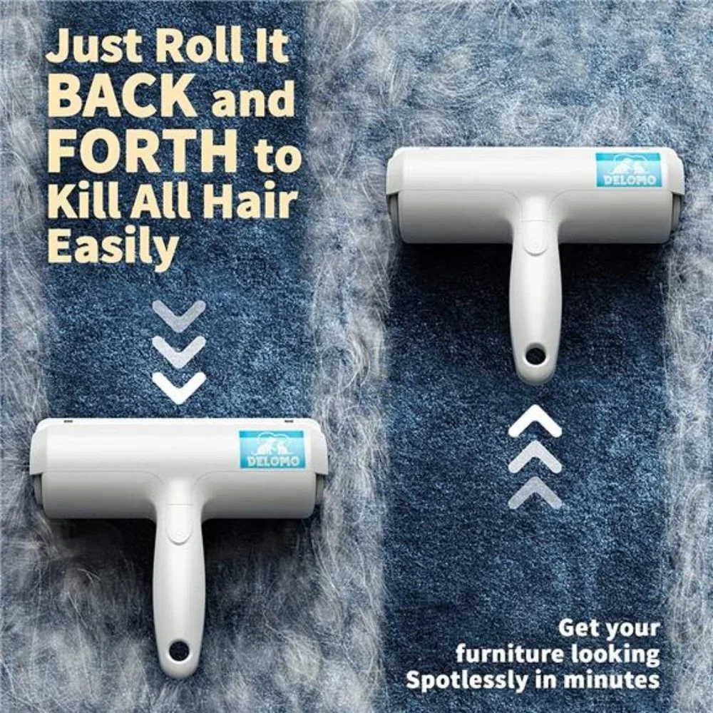 Pet Hair Remover - Lint Roller for Pet Hair -Reusable Pet Hair Roller